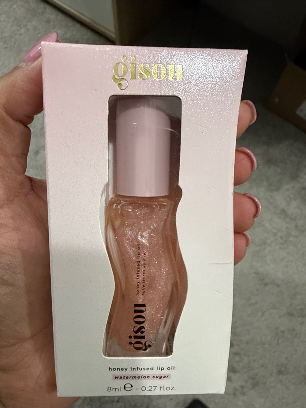 Gisou Honey Infused Hydrating Lip Oil in Watermelon Sugar